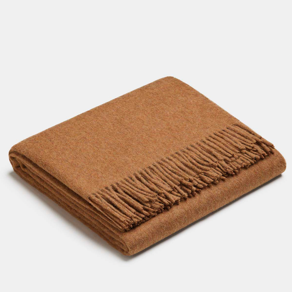 Alpaca Wool Blanket Camel Modern Equestrian Shop